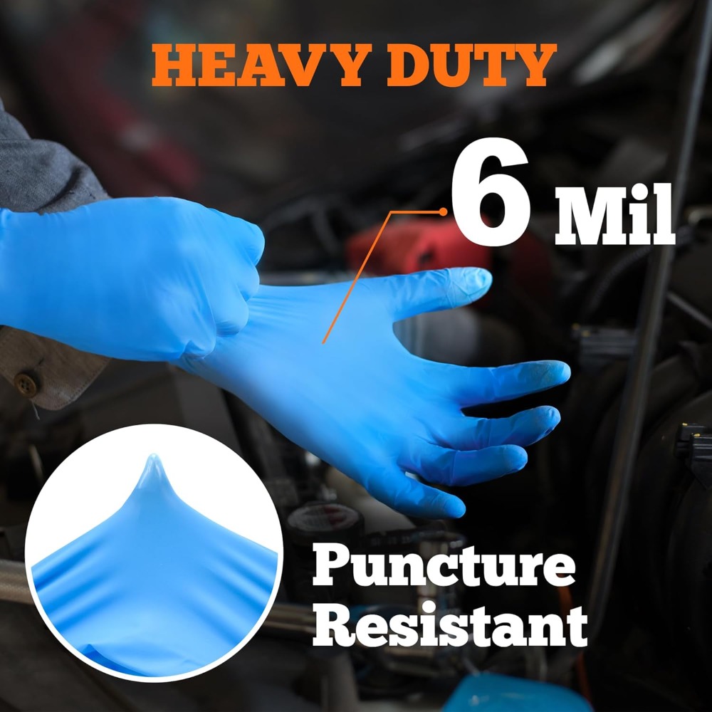 Heavy Duty Nitrile Exam Gloves - Exam Glove Nitrile reseña y precio