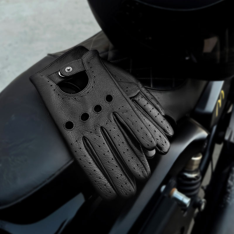 Genuine Leather Gloves for Men - Leather Driving Glove reseña y precio