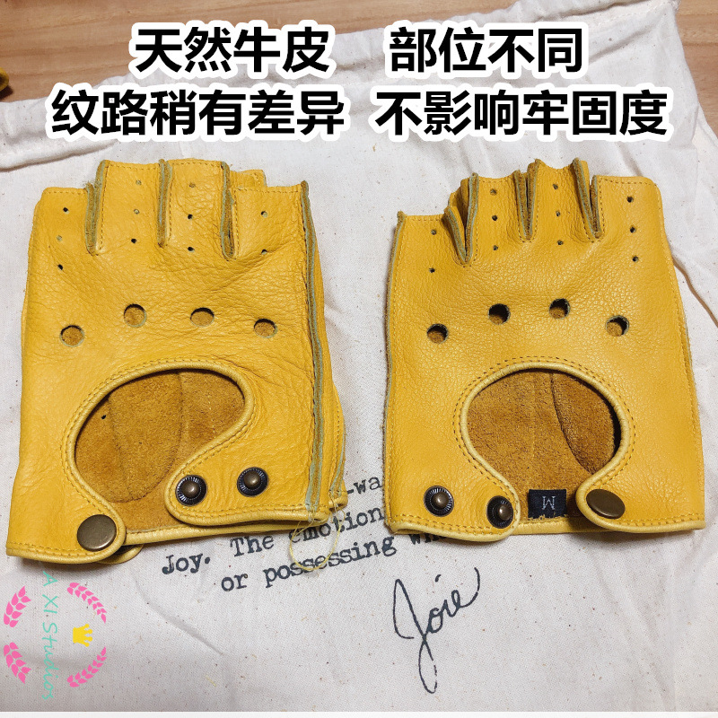 Motorcycle Retro Locomotive Ri - Leather Driving Glove reseña y precio