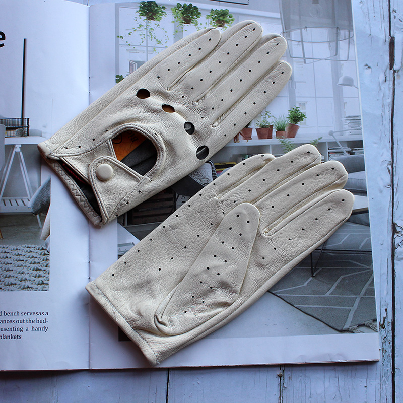 Women's Summer Full Finger Lea - Leather Driving Glove reseña y precio