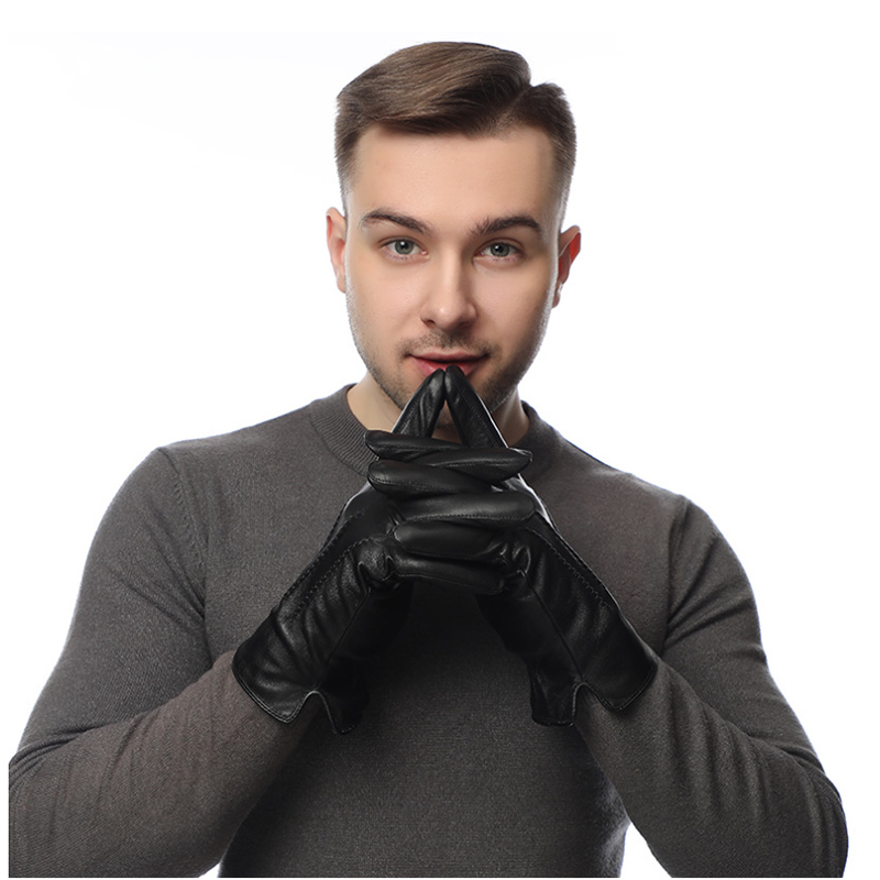 Winter Genuine Sheepskin Leath - Wool Glove Lined reseña y precio