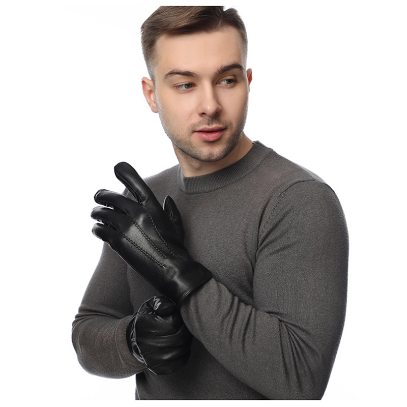 Winter Genuine Sheepskin Leath - Wool Glove Lined reseña y precio
