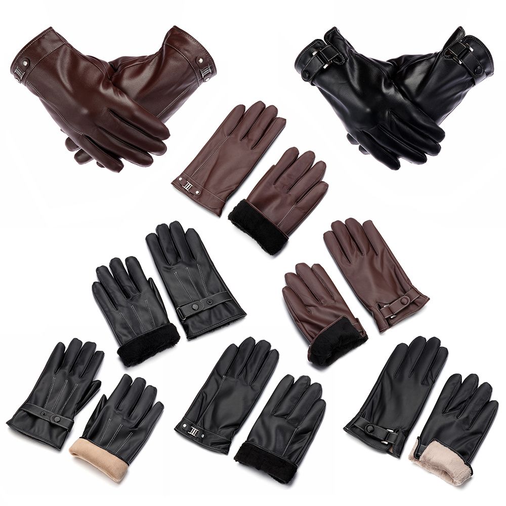 Men's Fleece Thermal Leather G - Leather Driving Glove reseña y precio