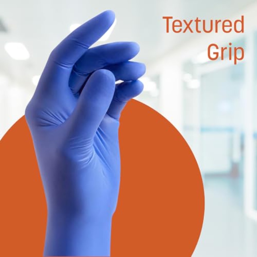 Caring Nitrile Exam Gloves, Bl - Exam Glove Nitrile reseña y precio