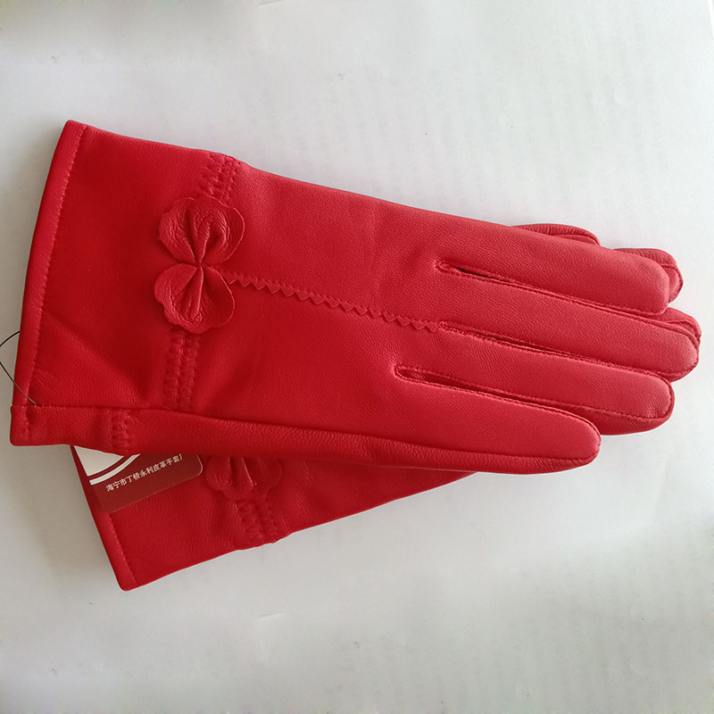 Women Genuine Leather Winter W - Wool Glove Lined reseña y precio