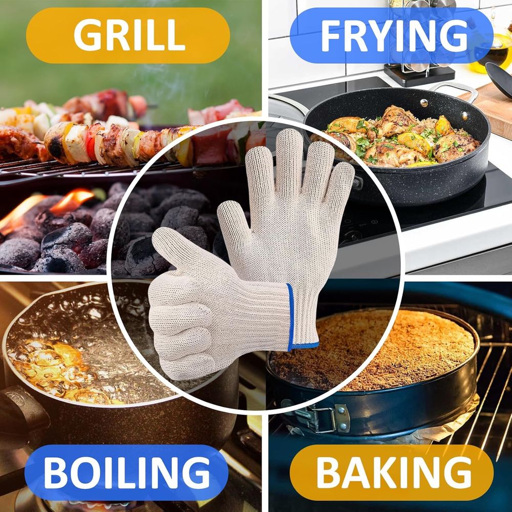 Heat-Resistant Gloves, 9.5 Len - Heat Resistant Glove reseña y precio