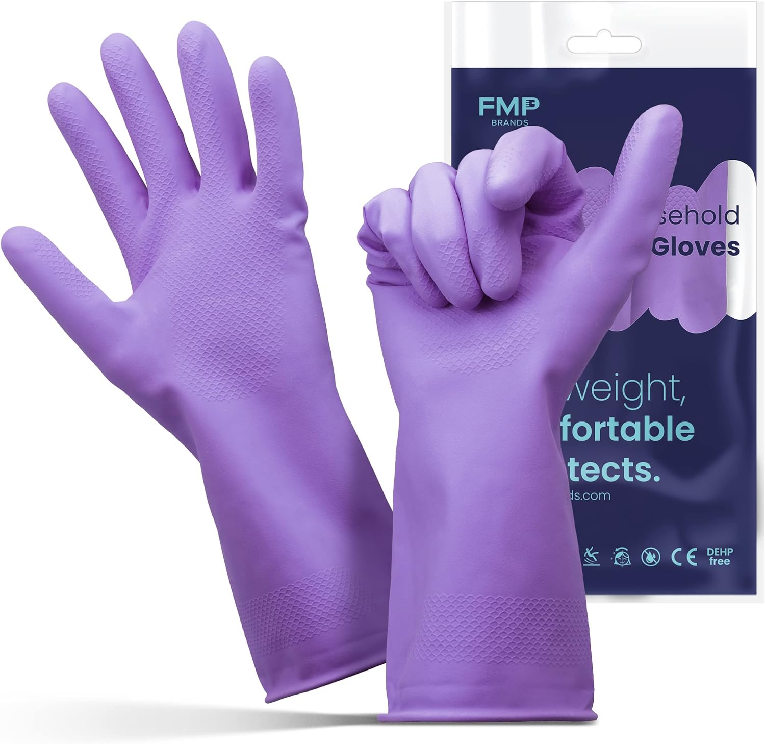 3/6/12/60 Pairs Dishwashing Gl - Rubber Glove Cleaning reseña y precio