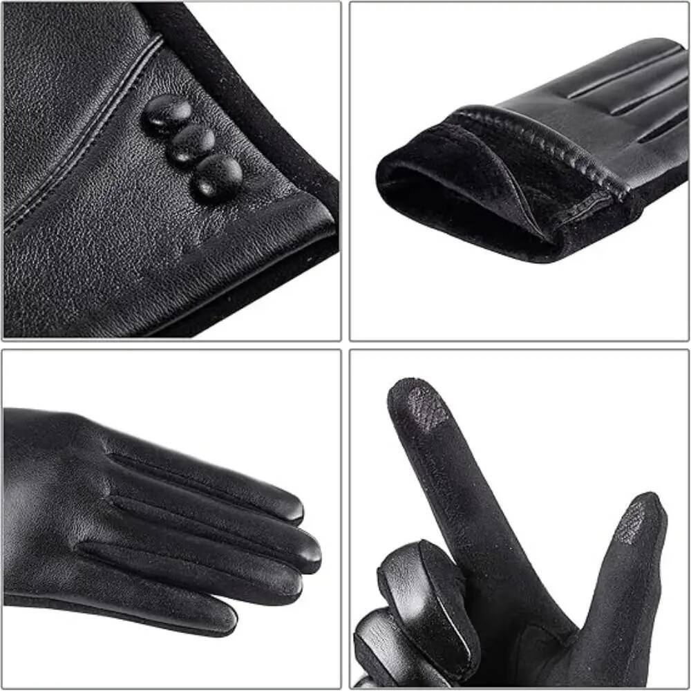 Women Gloves Touch Screen Wool - Wool Glove Lined reseña y precio