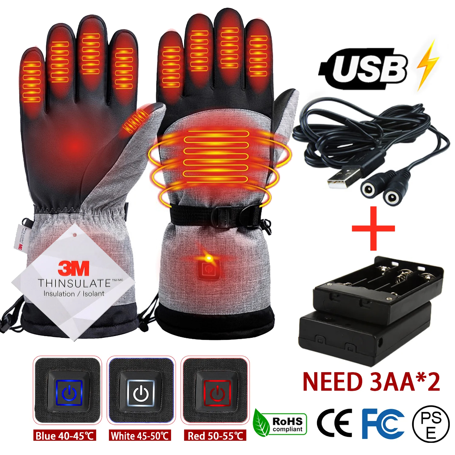 Winter Gloves 3M Cotton Heatin - Winter Glove Insulated reseña y precio