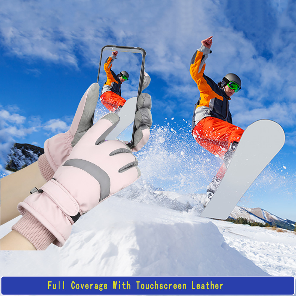YANBIGUO Ski Gloves Winter Glo - Ski Glove Waterproof reseña y precio