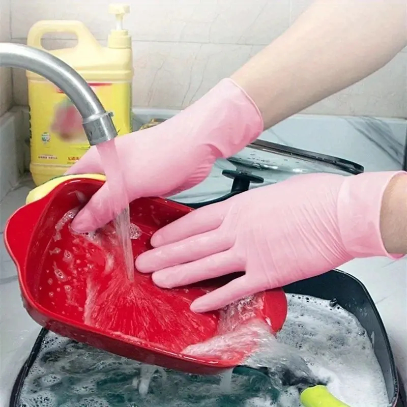 20/50/100PCS Pink Disposable G - Nitrile Mechanic Glove reseña y precio