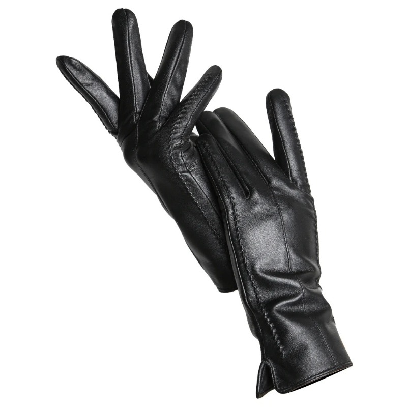 Women's Sheepskin Gloves Winte - Leather Driving Glove reseña y precio