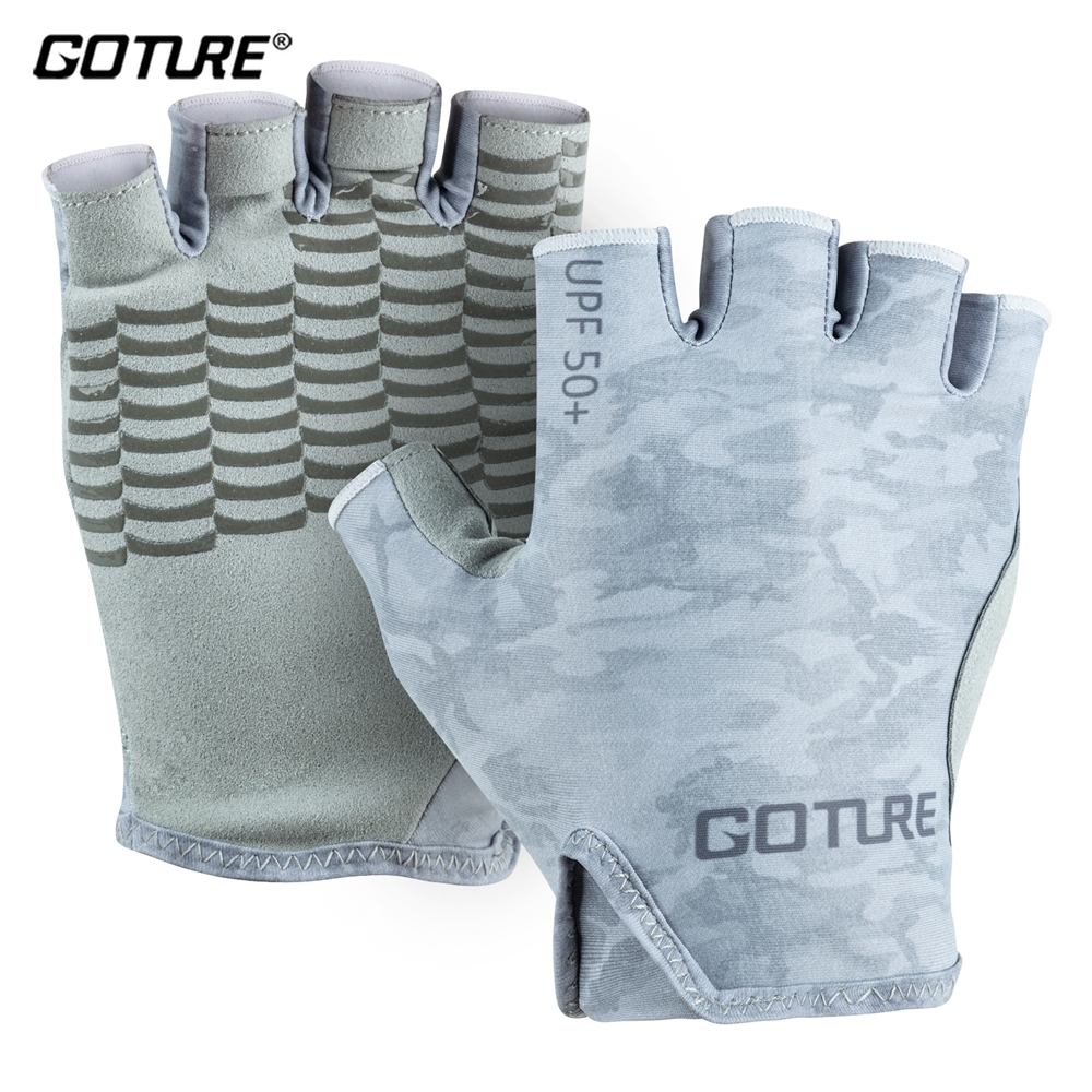 Goture Fingerless Fishing Glov - Cycling Glove Padded reseña y precio