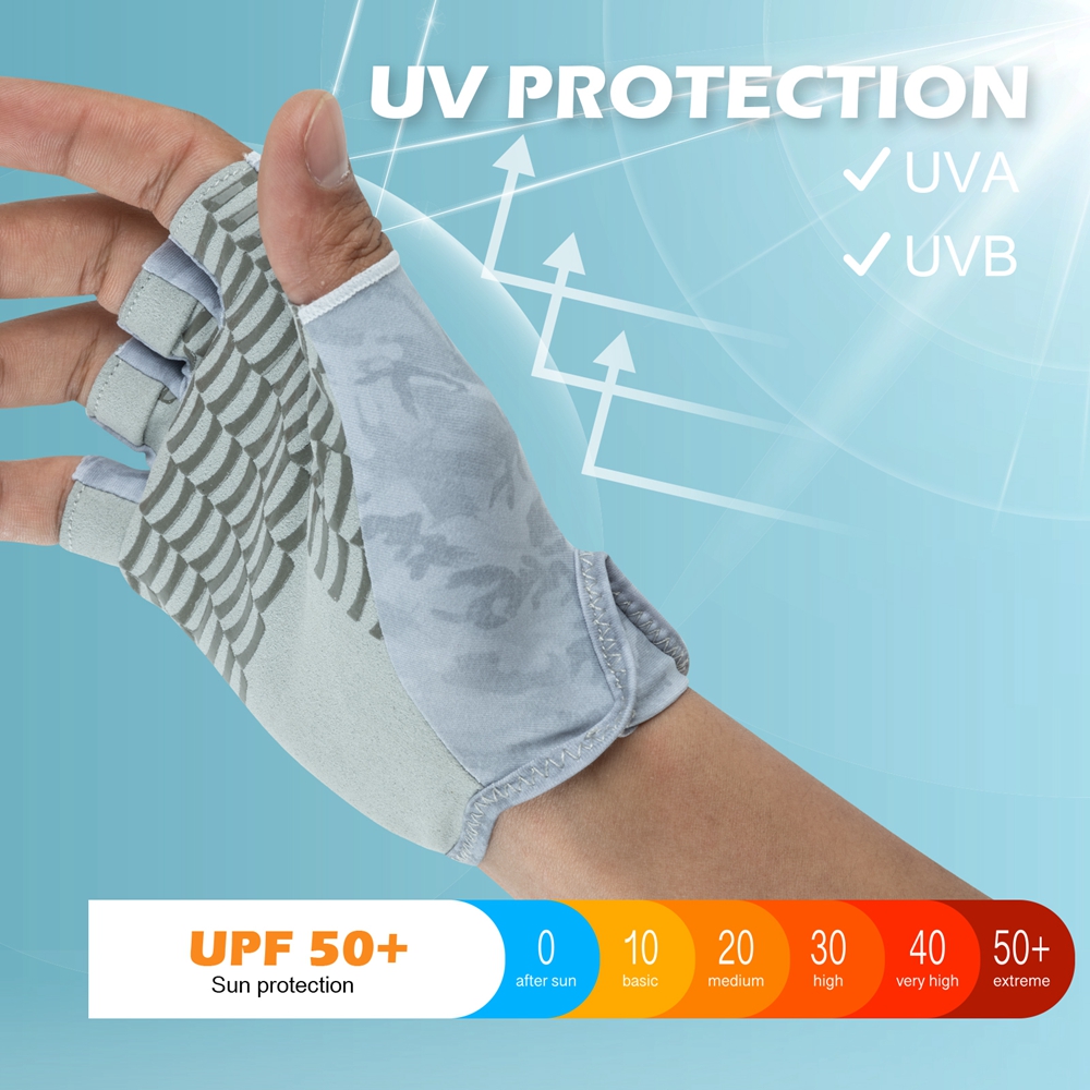 Goture Fingerless Fishing Glov - Cycling Glove Padded reseña y precio