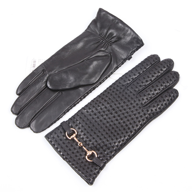 Real Leather Gloves Female The - Wool Glove Lined reseña y precio