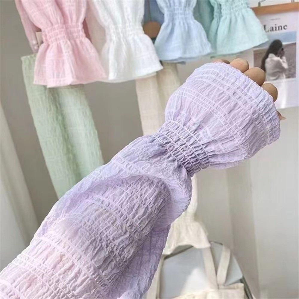 Summer Outdoor Lace Mesh Sun P - Fingerless Glove Knit reseña y precio