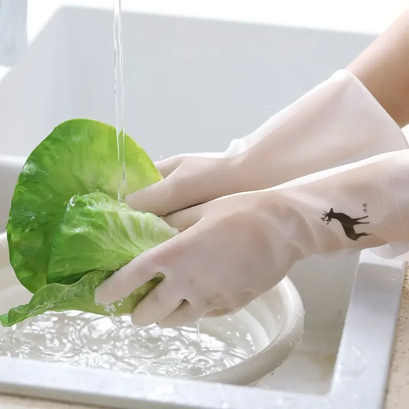 Waterproof Rubber Latex Dish W - Dish Glove Rubber reseña y precio