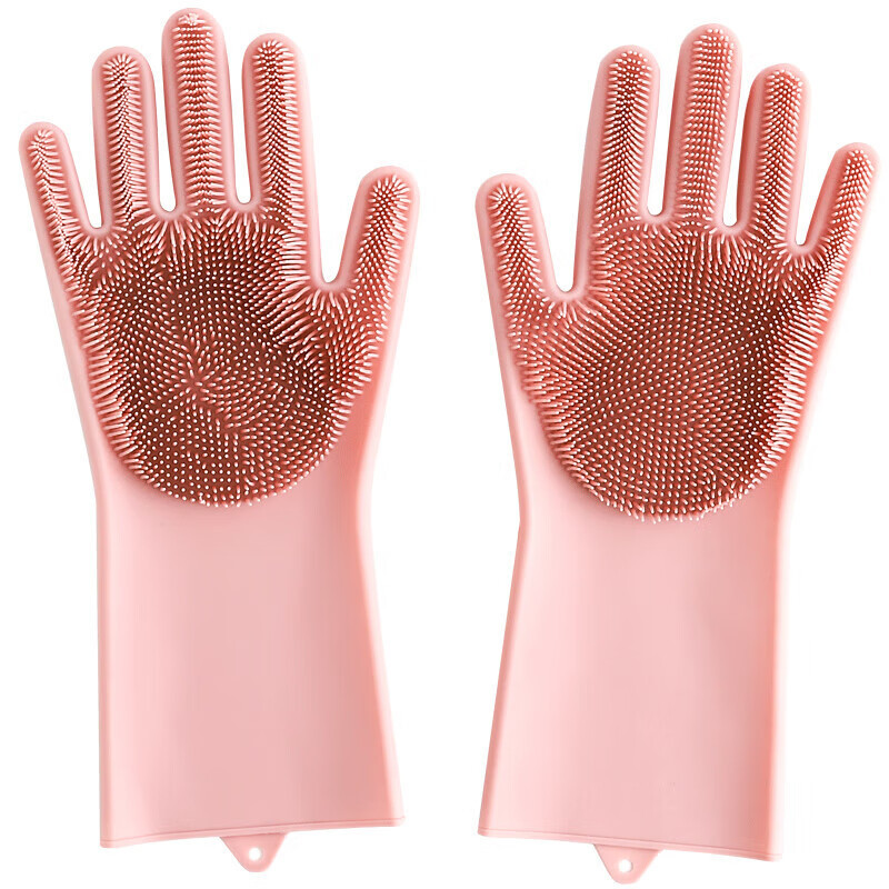 Silicone Dishwashing Gloves, M - Dish Glove Rubber reseña y precio