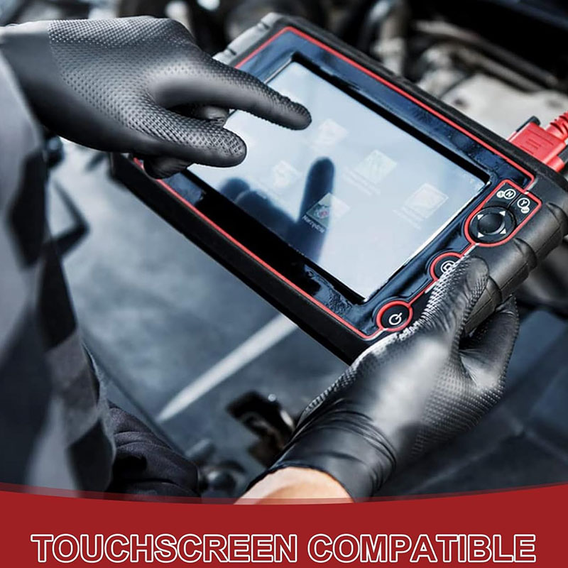 Extra Thick 8 Mil  Heavy Duty  - Nitrile Mechanic Glove reseña y precio