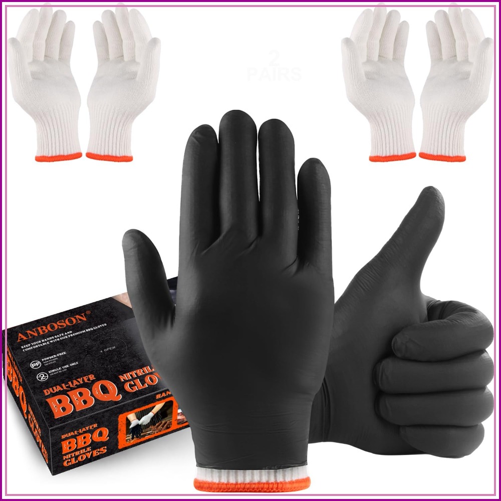 Disposable BBQ Gloves 100 Pack - Heat Resistant Glove reseña y precio