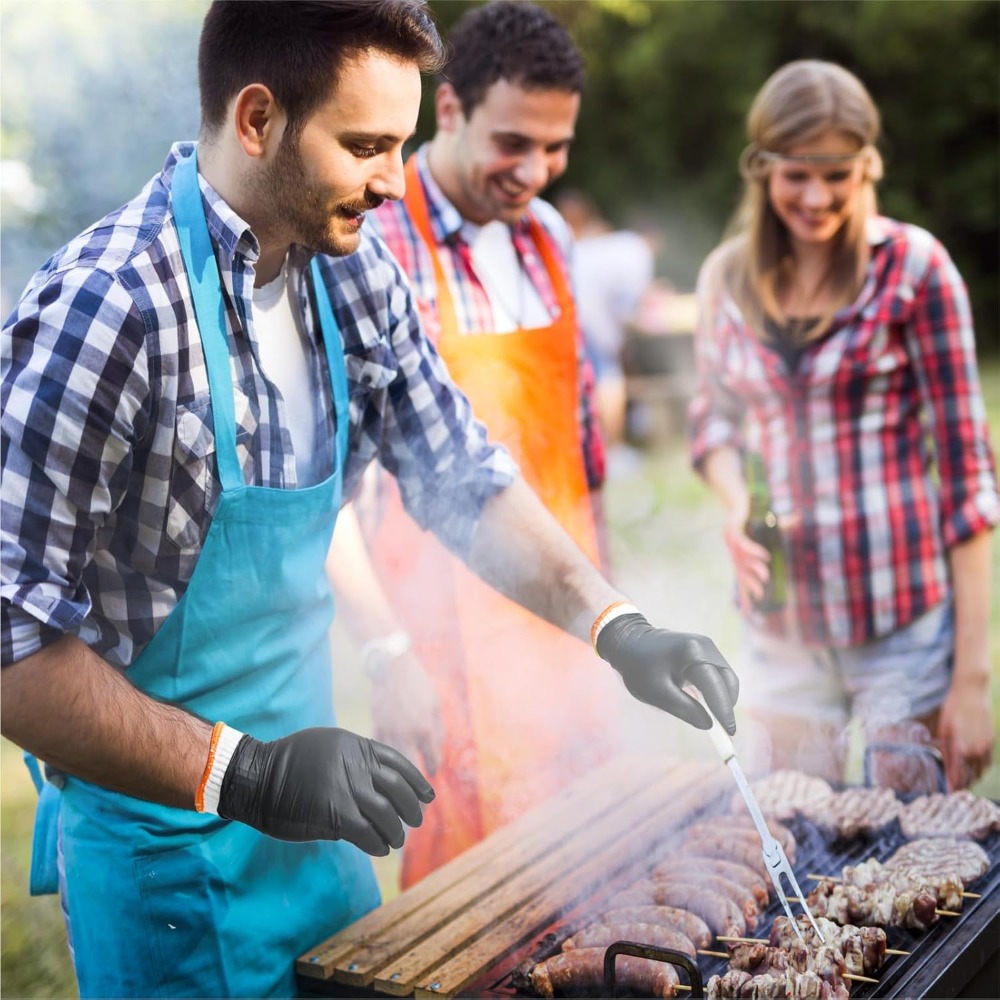 Disposable BBQ Gloves 100 Pack - Heat Resistant Glove reseña y precio