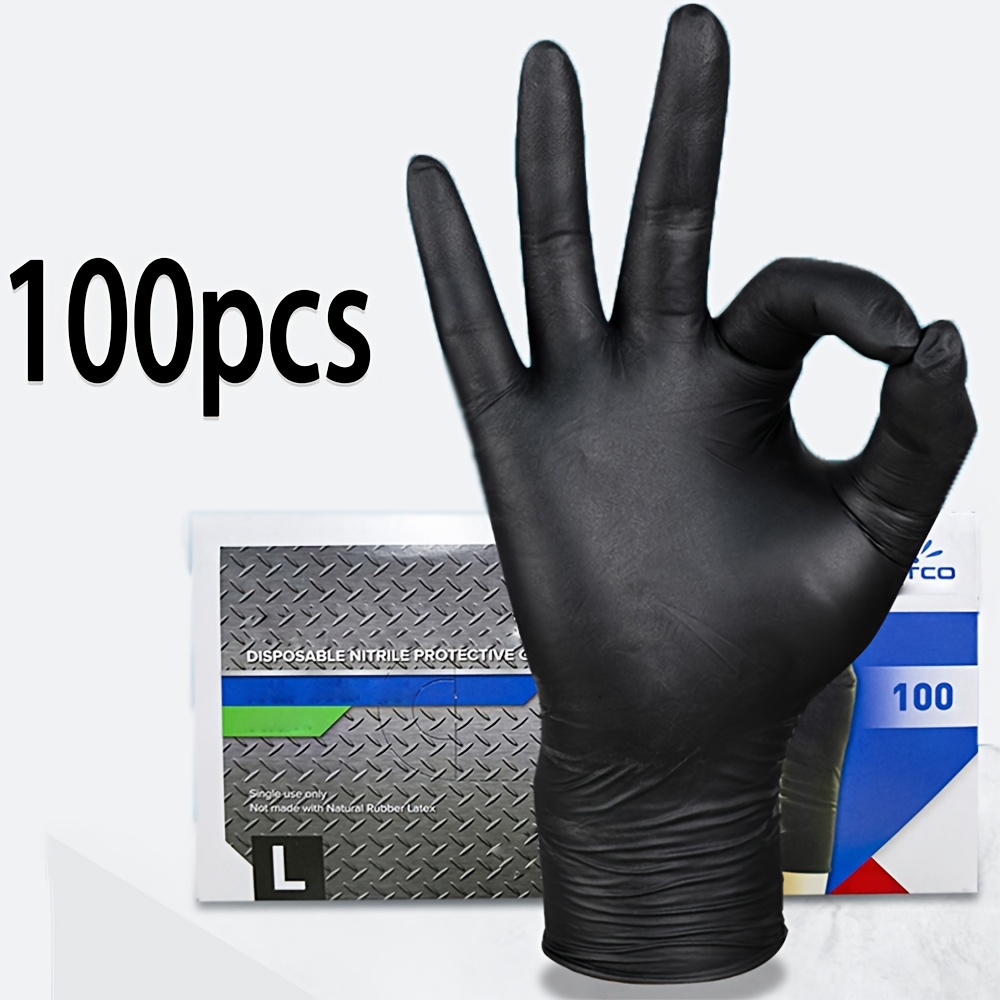 Black Nitrile Disposable Glove - Nitrile Mechanic Glove reseña y precio