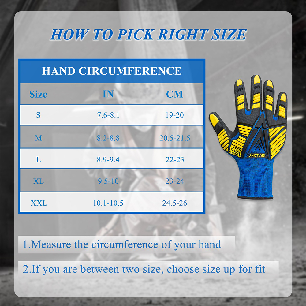 ANSI Level 2 Impact Resistant  - Work Glove Impact reseña y precio