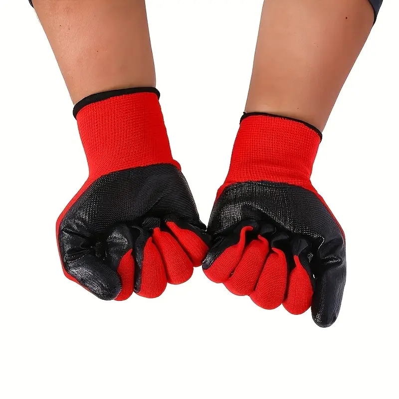 20PCS Nitrile Coated Safety Wo - Nitrile Mechanic Glove reseña y precio