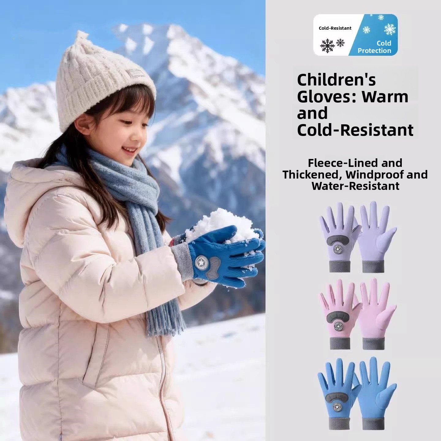 Children's Ski Gloves Winter W - Winter Glove Insulated reseña y precio
