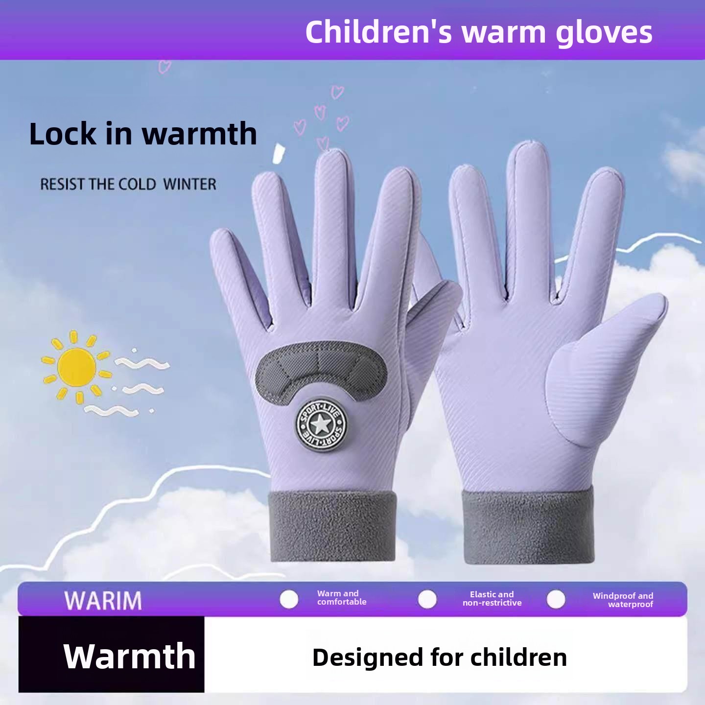 Children's Ski Gloves Winter W - Winter Glove Insulated reseña y precio