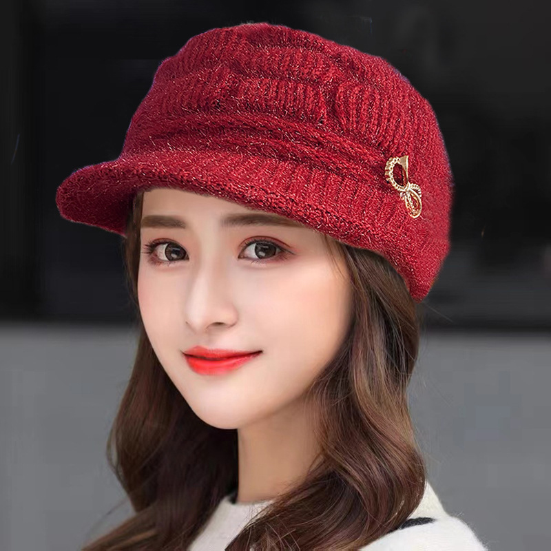 Winter Warm Hat Knitted Hat Ca - Wool Glove Lined reseña y precio