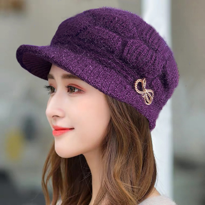 Winter Warm Hat Knitted Hat Ca - Wool Glove Lined reseña y precio
