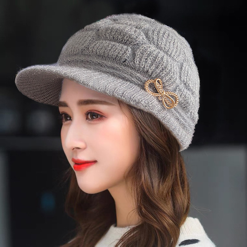 Winter Warm Hat Knitted Hat Ca - Wool Glove Lined reseña y precio