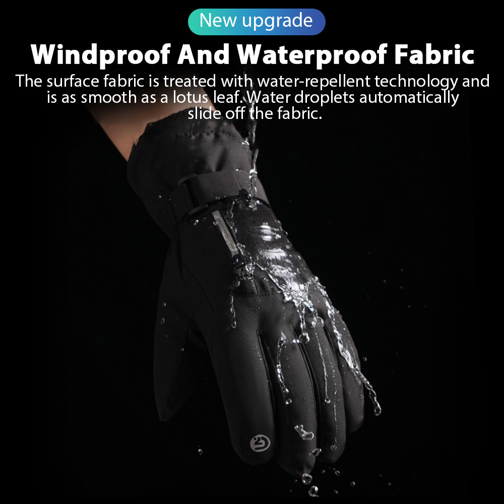 Men Winter Waterproof Cycling  - Ski Glove Waterproof reseña y precio