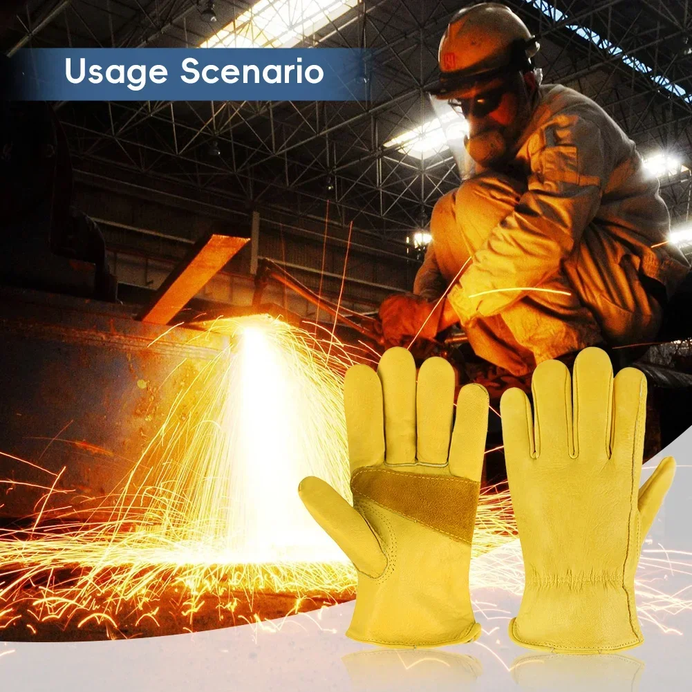 Leather Work Safe Gloves for G - Leather Driving Glove reseña y precio