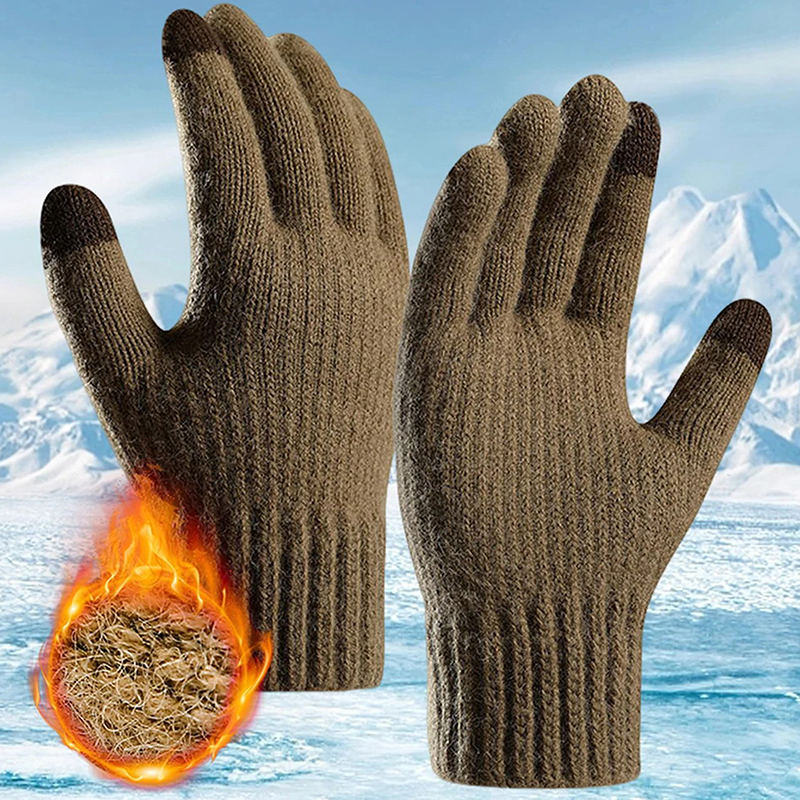 2025 Men's Winter Warm Touchsc - Wool Glove Lined reseña y precio