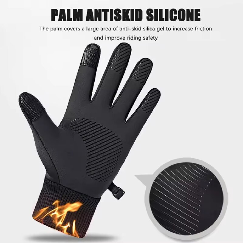 Black Winter Warm Full Fingers - Ski Glove Waterproof reseña y precio