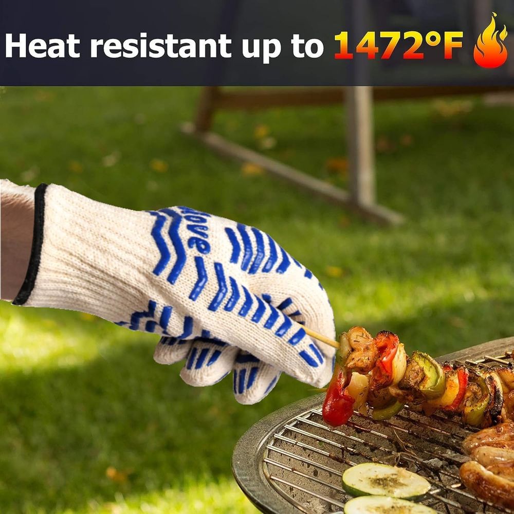 Heat Resistant Oven Gloves - B - Heat Resistant Glove reseña y precio
