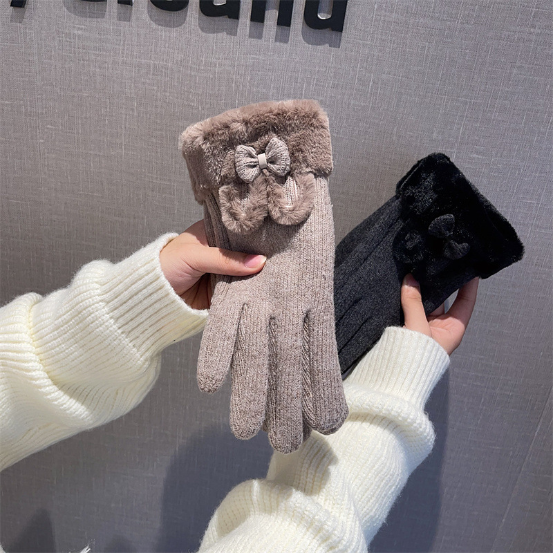 Gloves Women Wool Lined Touch  - Wool Glove Lined reseña y precio