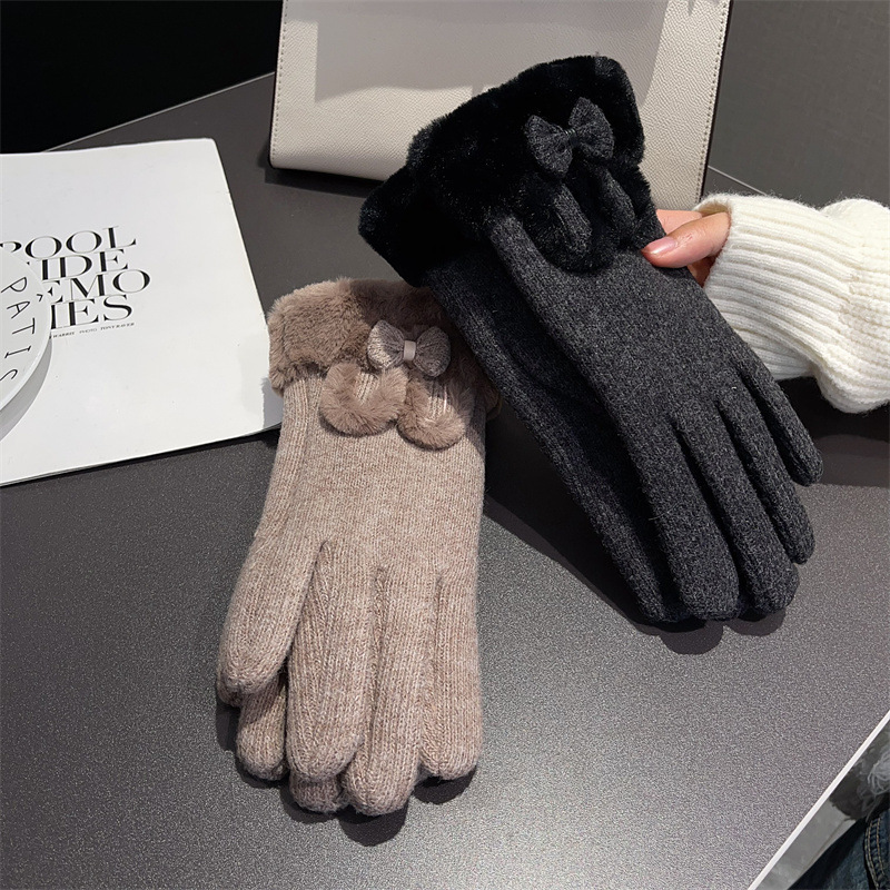 Gloves Women Wool Lined Touch  - Wool Glove Lined reseña y precio