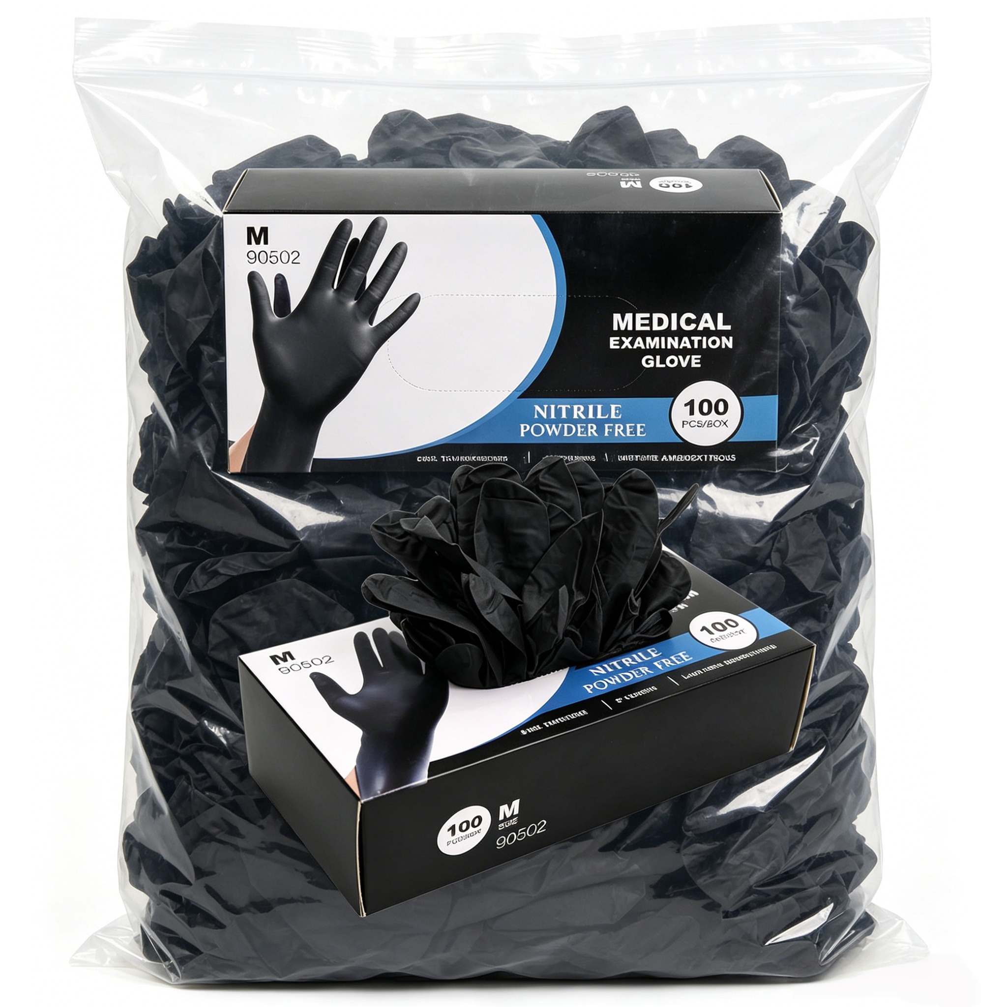 Black Nitrile Gloves Disposabl - Nitrile Mechanic Glove reseña y precio