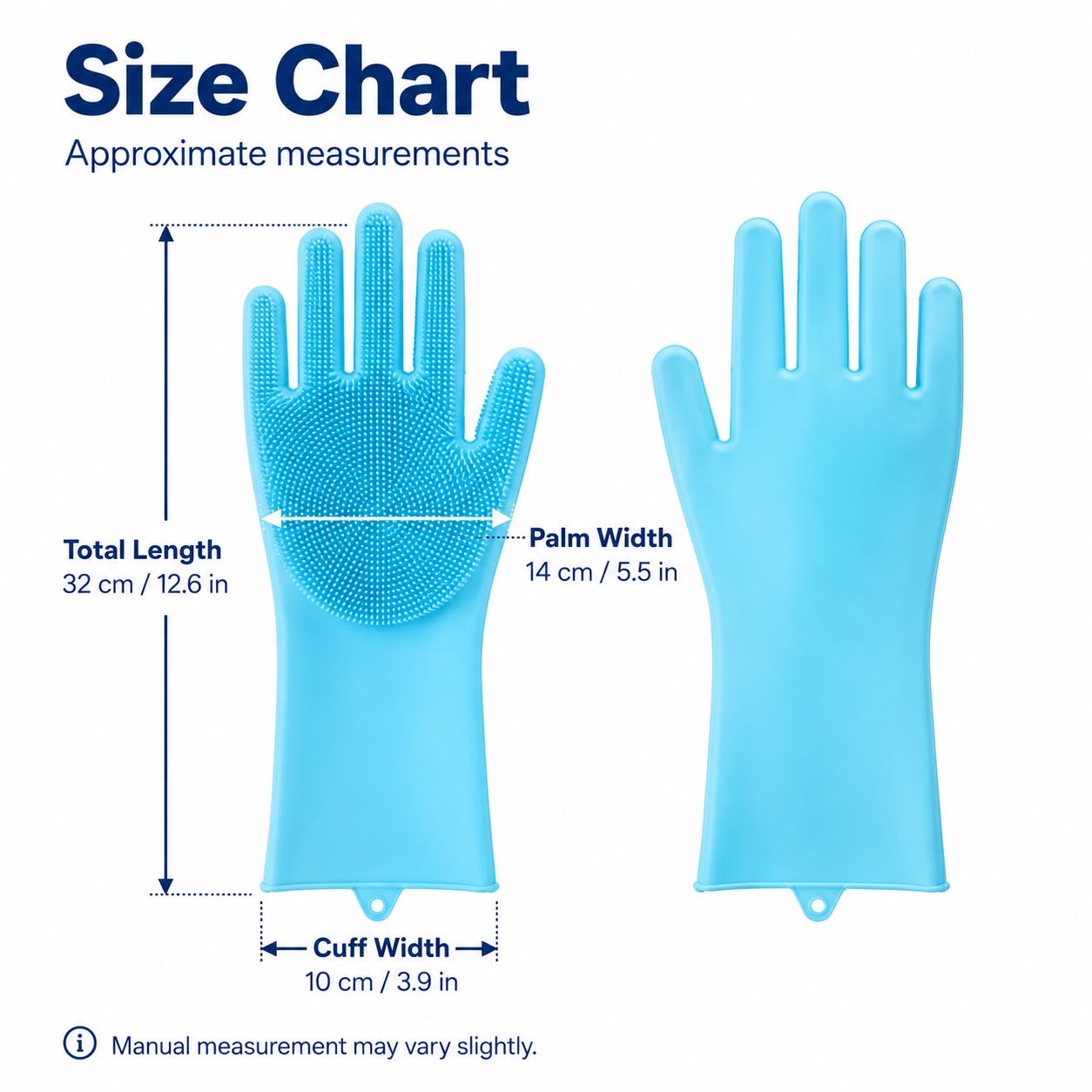 1 Pair Silicone Cleaning Glove - Dish Glove Rubber reseña y precio