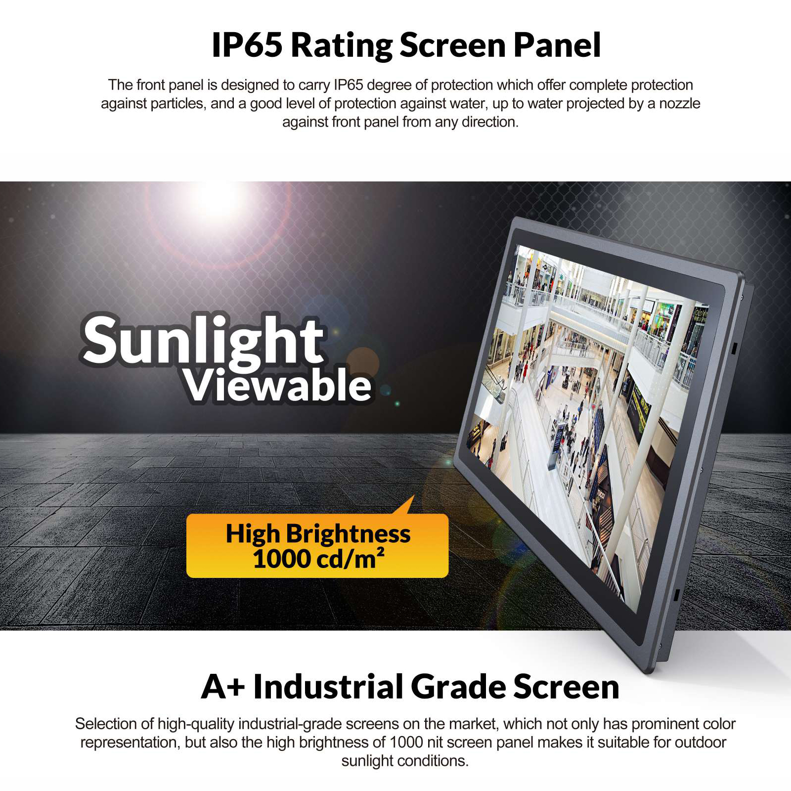 Custom IP65 Waterproof Fanless - Touchscreen Glove Capacitive reseña y precio