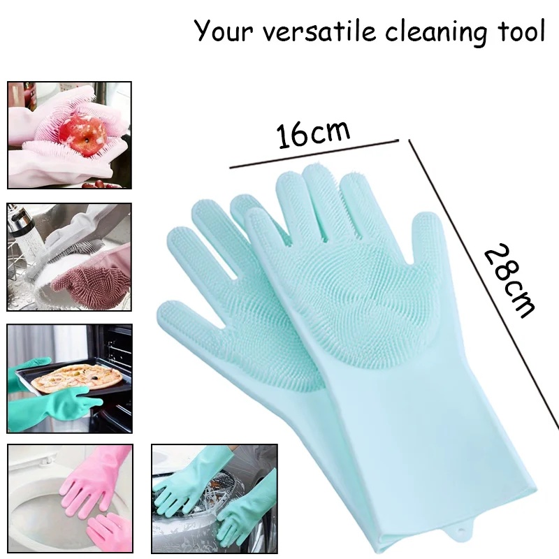 Silicone dishwashing gloves, h - Dish Glove Rubber reseña y precio