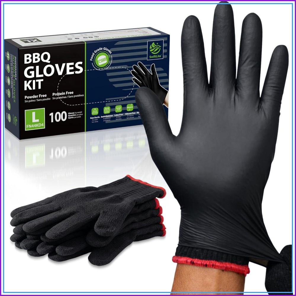 BBQ Gloves, 6 Heat Resistant C - Heat Resistant Glove reseña y precio