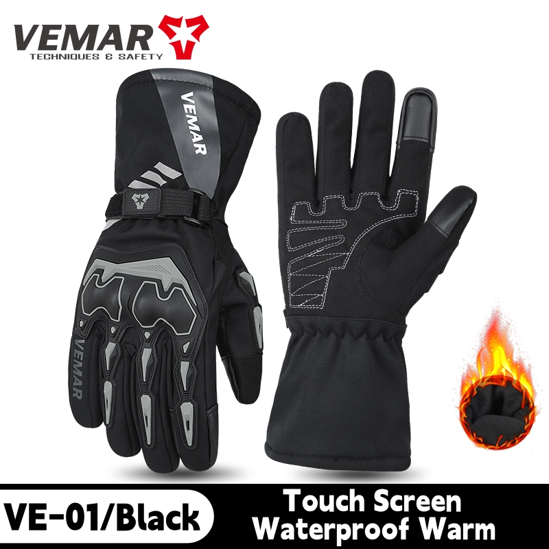 VE-01 Waterproof Winter Motorc - Winter Glove Insulated reseña y precio