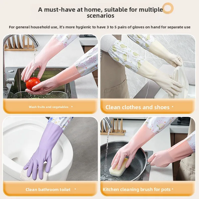 Winter Warm Waterproof Dishwas - Dish Glove Rubber reseña y precio