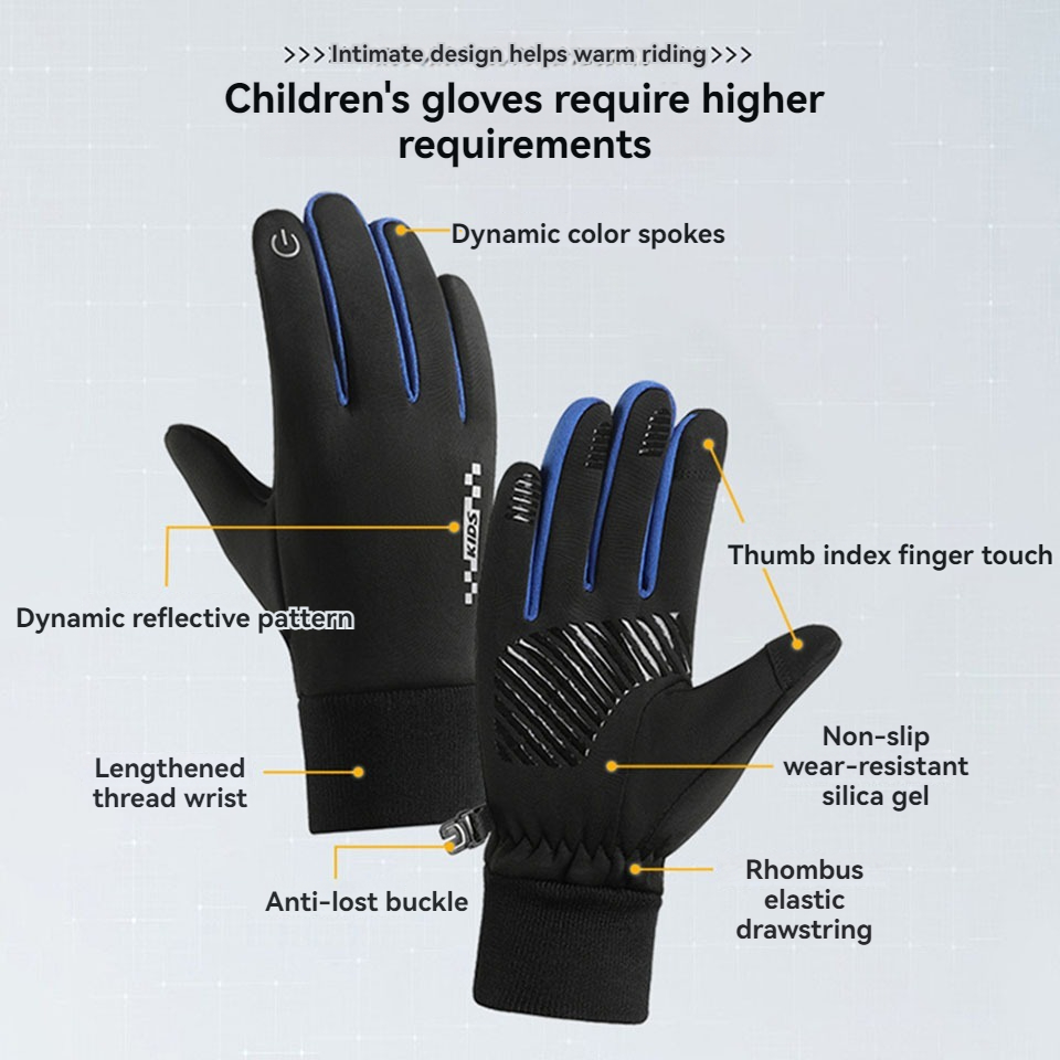 GTUBIKE Children's Gloves Touc - Ski Glove Waterproof reseña y precio