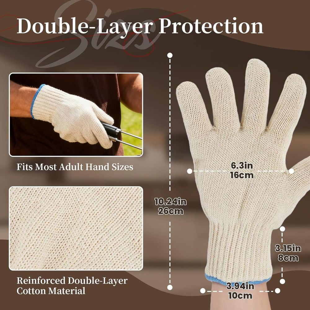 Heat-Resistant BBQ Gloves - Fu - Heat Resistant Glove reseña y precio