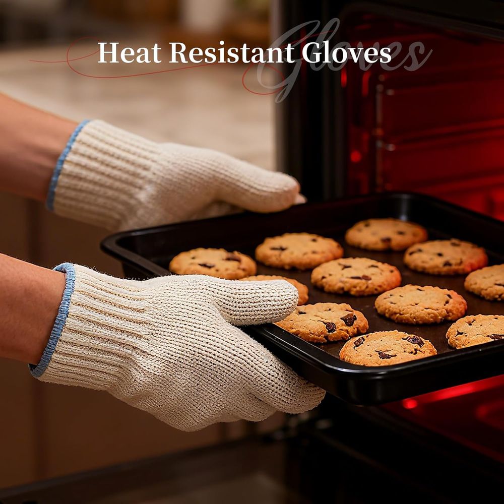 Heat-Resistant BBQ Gloves - Fu - Heat Resistant Glove reseña y precio